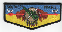 Southern Prairie with shield and two buffalo flap Last Frontier Council #480 merged with Cimmaron Council