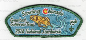 Patch Scan of Scouting Colorado 2026 Jamboree Nature Set (Trout)
