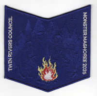 Kittan Lodge Mashoree pocket patch semi-ghost Twin Rivers Council #364