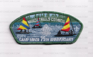 Patch Scan of Minsi Trails Council Camp Minsi 75th CSP