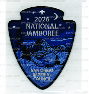 Patch Scan of 2026 National Jamboree Back Patch (PO 103168)