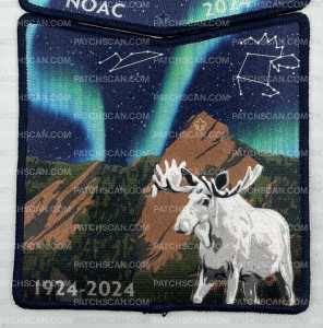 Patch Scan of Northern Star Council NOAC Patch Set Totanhan Nakaha Lodge Flap and Pocket Set