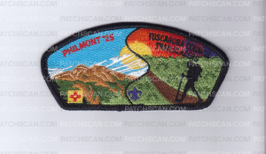 Patch Scan of Philmont 2025 Tuscarora Trailblazers