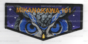 Patch Scan of Mikanakawa 115 Years(Blue/Flap)