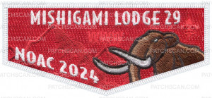 Patch Scan of MISHIGAMI 2024 NOAC PRINGLES FLAP