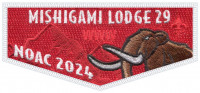 MISHIGAMI 2024 NOAC PRINGLES FLAP Michigan Crossroads Council #780