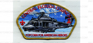 Patch Scan of Popcorn for American Heroes CSP Air Force Helicopter (PO 101931)