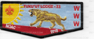 Patch Scan of Tuku'Ut Lodge 33 NOAC 2018 - pocket flap