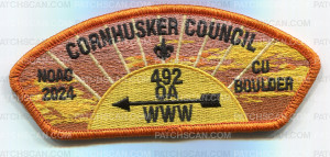 Patch Scan of CORNHUSKER COUNCIL NOAC 2024 (Orange CSP)