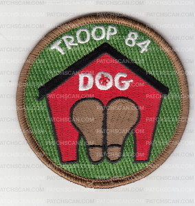 Patch Scan of X168615A TROOP 84 DOG