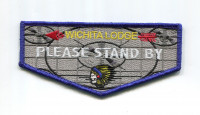 Wichita Lodge Please Stand By flap Northwest Texas Council #587