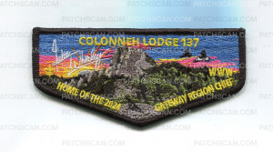 Patch Scan of Colonneh Lodge 2024 Region Chief - Tooth of Time (sunrise)