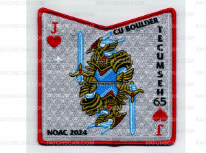 Patch Scan of NOAC 2024 Pocket Patch Hearts (PO 101962)