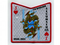 NOAC 2024 Pocket Patch Hearts (PO 101962) Simon Kenton Council #441