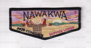 Patch Scan of Nawakwa Lodge 2026 Service Lodge Flaps
