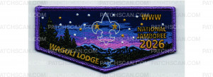 Patch Scan of 2026 National Jamboree Flap (PO 103952)