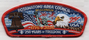 Patch Scan of 250 years of freedom