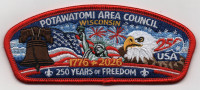 250 years of freedom Potawatomi Area Council #651