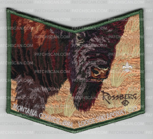 Patch Scan of Montana Artist Series 2022 pocket patch Apoxky Aio