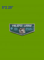 Toloma Lodge NOAC 2024 flap gray border Greater Yosemite Council #59