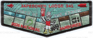 Patch Scan of JSC 2026 NATIONAL JAMBOREE LODGE FLAP