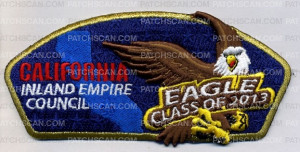 Patch Scan of California Inland Empire Council - Eagle Class of 2013