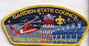 Patch Scan of Garden State Council Jamboree Set