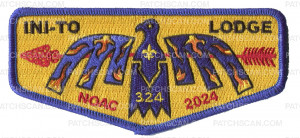 Patch Scan of INI-TO Lodge NOAC 2024 Flap