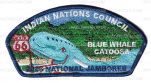 Patch Scan of Indian Nations Council 2026 NJ Rt 66 JSP Blue Whale