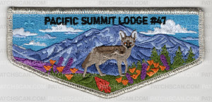 Patch Scan of Pacific Summit Lodge 47 Silver Mylar