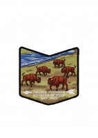 Prairie Thunder Charter Member pocket patch Mid-America Council #326