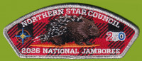North Star Council 2026 Jamboree (Porcupine) Metallic Northern Star Council #250