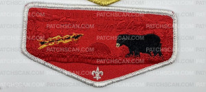 Patch Scan of LPC Comanche Lodge Gather the Clan Sunset Flap