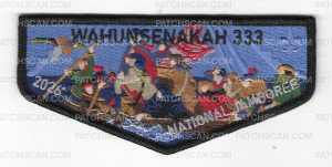 Patch Scan of Wahunsenakah 333 2026 National Jamboree flap