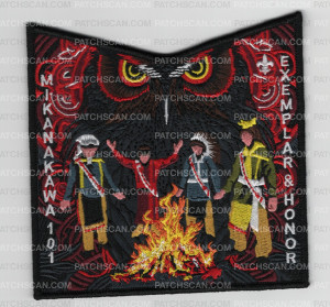 Patch Scan of Mikanakawa NOAC 2024 Ceremonies Pocket Piece