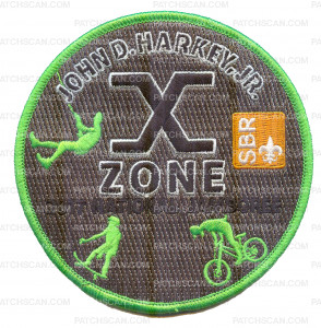 Patch Scan of John D. Harkey, Jr. X Zone 2017 National Jamboree