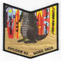 Ohlone Lodge NOAC 2024 standing otter pocket patch Pacific Skyline Council #31