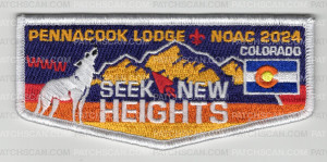 Patch Scan of Pennacook Lodge NOAC 2024 flap