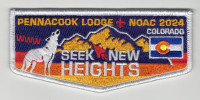 Pennacook Lodge NOAC 2024 flap Spirit of Adventure Council