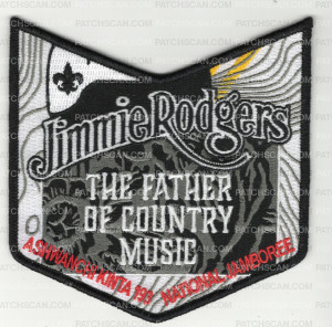 Patch Scan of Choctaw Area Council Jamboree Set 2026 (Pocket Piece) Black
