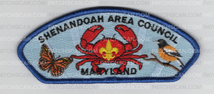 Patch Scan of Shenandoah Area Council United in Scouting (MD CSP)