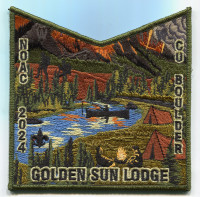 CORNHUSKER COUNCIL NOAC 2024 (Green Pocket/Sun) Cornhusker Council #324