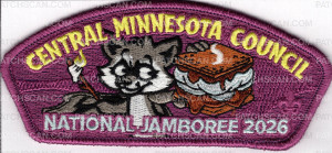 Patch Scan of CMC 26 Jamboree CSP Raccoon