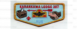 Patch Scan of 80th Anniversary Flap (PO 102702)