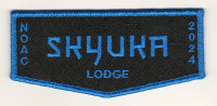 Skyuka Lodge NOAC 2024 Flap - Blue Palmetto Area Council #549