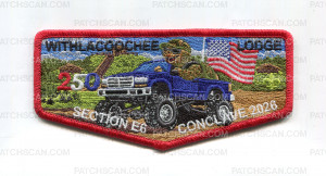 Patch Scan of Withlacoochee Section E6 Conclave 2026 flap blue truck
