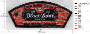 Patch Scan of TWIN VALLEY 2026 NATL JAMBOREE BACON CSP