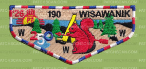 Patch Scan of Wisawanik 190 '26 250 Philmont flap