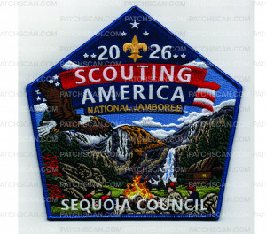 Patch Scan of 2026 National Jamboree Center Piece (PO 103867)