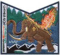 CHIPPEWA CHAPTER DINNER POCKET PATCH Michigan Crossroads Council #780